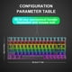 thumbnail image 3 of Teclado Para Juegos K84 Gamer Keypad 87Keys Teclado luminoso Hot-Swap Keyboard para PC Desktop Gamer Sywqhk Para estrenar, 3 of 3