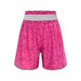 thumbnail image 4 of TiaoBug Kids Muay Thai Boxing Shorts with Gold Dragon Print Elastic Waist Fight Shorts for Training Competition Hot Pink 8, 4 of 7