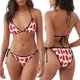 thumbnail image 3 of Disketp Canada para Bañador de Dos Piezas para Mujer, Bikini Sexy Halter String, Conjunto de Bikini en Triángulo, 3 of 6