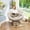 White, variant on S-HOME Ergonomic Brown Frame Wicker Papasan Chair with Thick Cushion, 360 Degree Swivel for Living Room & Outdoors, Grey