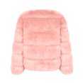 thumbnail image 6 of Usmixi Winter Faux Furry Coat for Women Fuzzy Fleece Coat for Women Long Sleeve Casual Solid Open Front Fluffy Plush Jacket Warm Thickened Cozy Faux Fur Outwear Casual Faux Furry Coat, 6 of 7