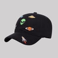 thumbnail image 4 of CYRBOKO Cotton, Soft Top Adjustable Breathable Cotton Baseball Caps for Kids Black Size 2-6 T, 4 of 9