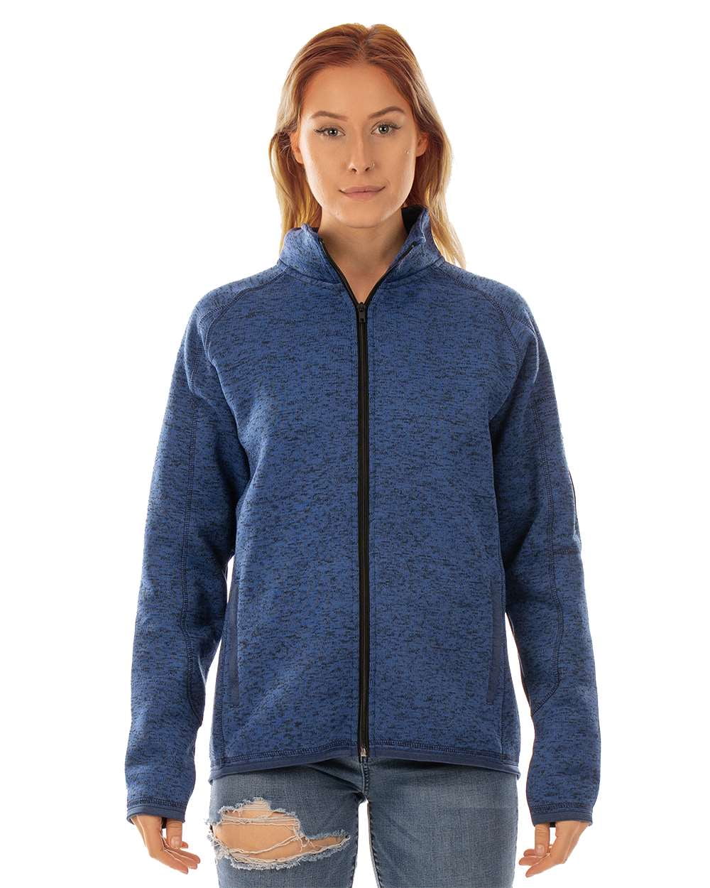 Burnside Women's Sweater Knit Jacket Size up to 3XL