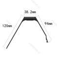 thumbnail image 4 of Para Samsung Galaxy Fit2 Fit 2 SM-R220 Correas De Silicona Suave Reemplazo De La Banda De Muñeca Reloj Digital Portátil Goma Vintage Cierre, 4 of 4