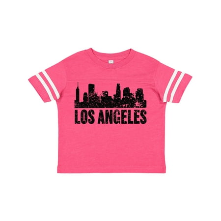 

Inktastic Los Angeles Skyline Grunge Gift Toddler Boy or Toddler Girl T-Shirt