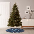 thumbnail image 6 of Bingfone Christmas Tree Skirt Mat Christmas Decoration Interior 48" -Sea Sharks, 6 of 6