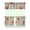 White-268, variant on Spiral Seashell Kitchen Curtains Set Nautical Starfish Shell Coral Sea Life Cute Tropical Marine Beach Fish Tier and Valance Curtains