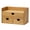 3 Drawers with shelf, variant on Bamboo Desk Organizer with Drawers: Desktop Storage Container with Shelf - Tabletop Storage Organization Box for Office Home Toiletries Supplies