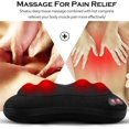 thumbnail image 3 of Back and neck massager, deep tissue kneading, electric massage pillow for back, shoulders, legs, feet, body muscle pain relief, suitable for home, ca, 3 of 5