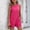 Hot Pink, variant on Women's Jumpsuits 2026 Casual Solid Summer Romper Sleeveless Crewneck Short Pants Romper with Pockets - Summer Romper Short Jumpsuits Wide Leg Overalls Casual Beach Vacation Outfits Beige L