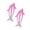 Pink, variant on 1 Pair Headdress Side Hair Clips Hairgrip Clip Dolphin Hairpin for Girls Children Headwear Hairclip Barrettes