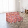 thumbnail image 4 of Paisley Foldable Mattress, Colorful Eastern Floral, 74.8" x 35.4", Pink Multicolor, by Ambesonne, 4 of 6