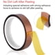 thumbnail image 5 of Cinta adhesiva resistente al calor de alta temperatura, cinta Kapton resistente a altas temperaturas 250-300 ℃ - Diferentes longitudes [20 mm 30 mm 50 mm] (20 mm) | JUNJUN, 5 of 5