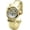 Gold, variant on Collections Women's 29mm Case Cat Glasses Dial Cuff Bangle Watch