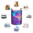 thumbnail image 6 of Goofa Elephant in Tribal Style Printed Circular Hamper,Laundry Basket with Handles,Storage Baskets Foldable,Large Capacity Laundry Hamper-Small, 6 of 8