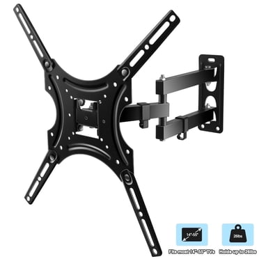 14-55 inch Full Motion TV Wall Mount with Swivel and Articulating Tilt Arm TV Wall Bracket