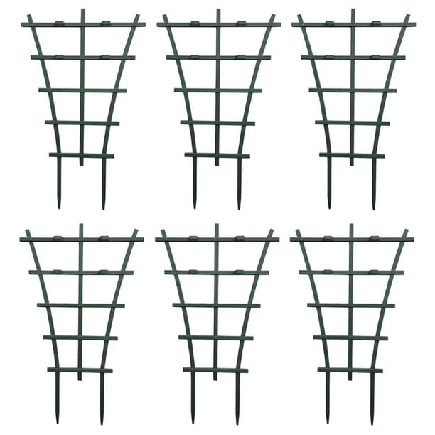 HLGDYJ 2/6/12 Pcs Garden Climbing Trellis DIY Plastic Superimposed