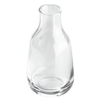 Serene Spaces Living Set of 4 Small Bottle Bud Vase, 1.75" Square & 3.5" Tall