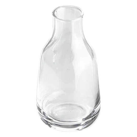 Serene Spaces Living Set of 4 Small Bottle Bud Vase, 1.75" Square & 3.5" Tall