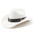 thumbnail image 2 of Western Style Cowboy Hat Curved Brim Ideal For Outdoor Adventure Travel Riding And Everyday Use, 2 of 3