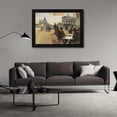 thumbnail image 3 of John Singer Sargent 24x18 Black Modern Wood Framed Wall Art Titled - Cafe on the Riva degli Schiavoni, 3 of 6