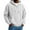 Pink, variant on QHRMKOG Mens Hoodies Loose Fit Long Sleeve 1/4 Zipper Hooded Sweatshirt Solid Color Waffle Knit Shirts Fall Casual Warm Fleece Top Black 2XL
