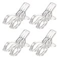 thumbnail image 1 of Offres en Liquidation!!4 Pcs Ensemble de Pinces à Serviettes Transparentes avec Ressort Pinces à Serviettes de Plage Pinces à Serviettes pour Chaises Pinces à Serviettes de Plage Pinces à Serviettes en Plastique Transparent, 1 of 9