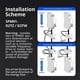 thumbnail image 2 of Tuya WiFi MiNi Energy Meter Electric Monitor Sensor Real-Time Measure Support Tuya App Smart Life App Control 63A, 2 of 5