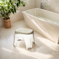 thumbnail image 4 of Tabouret de Douche en Acrylique Imperméable - Repose-Pieds de Douche Transparent pour Raser les Jambes, Marchepied d'Angle pour l'Intérieur de la Douche, 4 of 8