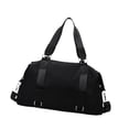 thumbnail image 4 of Bolsa de gimnasio para mujer, cómoda y práctica, ideal para viajes y actividades al aire libre. Negro, 4 of 7
