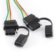thumbnail image 3 of 4-Pin Trailer Plug Two Split Adapter Socket US Type Wire Connector Accessory for RV Trailers, 3 of 3