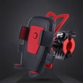 thumbnail image 6 of Universal Automatic Lock Bike Phone Mount | 360° Rotating Handlebar Holder for Smartphones | Car & Motorcycle Compatible Stand with Rubber Grips, 6 of 7