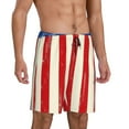 thumbnail image 2 of Fotbe America Flags2 Pantalones Cortos de Pijama para Hombre, Ropa de Dormir, Pantalones de Pijama Cortos para Hombre-3X-Large, 2 of 6