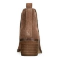 thumbnail image 3 of DOLCE VITA Womens Brown Side Gores Cushioned Chelsea Pointed Toe Stacked Heel Leather Booties 11, 3 of 4