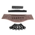 thumbnail image 3 of Juego de clavijas y cejuelas para puente de guitarra acústica, palisandro, almohadillas para cuerdas superiores e inferiores, accesorios para guitarra., 3 of 4
