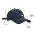thumbnail image 3 of FeiraDeVaidade Unisex Spring Summer Baseball Cap Embroidery Polar Bear Snapback Ponytail Caps Visor Hat, 3 of 7