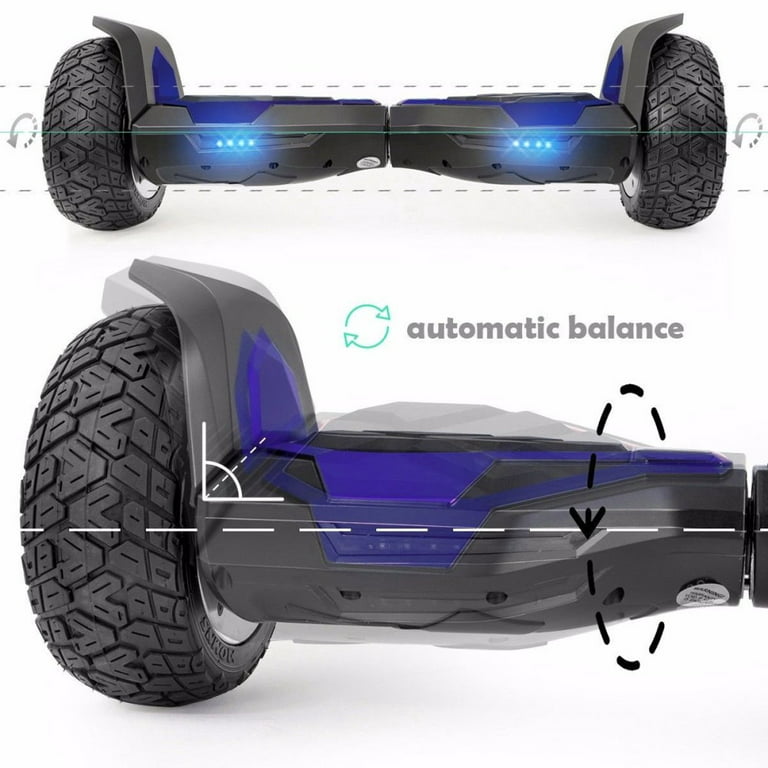 Hoverboard 8,5 pouces Markboard Hummer Tout Terrain ALED Bluetooth APP