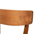 thumbnail image 2 of Baxton Studio Grey Upholstered and Brown Finished Wood 2-Piece Bar Stool Set, 2 of 8