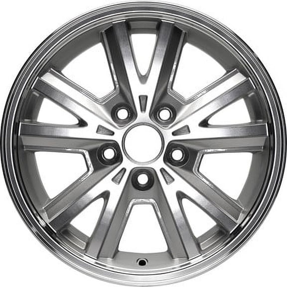 KAI 16 X 7 Reconditioned OEM Aluminum Alloy Wheel, Machined and Sparkle Silver, Fits 2005-2009 Ford Mustang