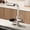 Brushed Nickel, variant on KAIYING Pull Down Kitchen Faucet with Sprayer and Integrated Glass Rinser, Stainless Steel, Matte Black