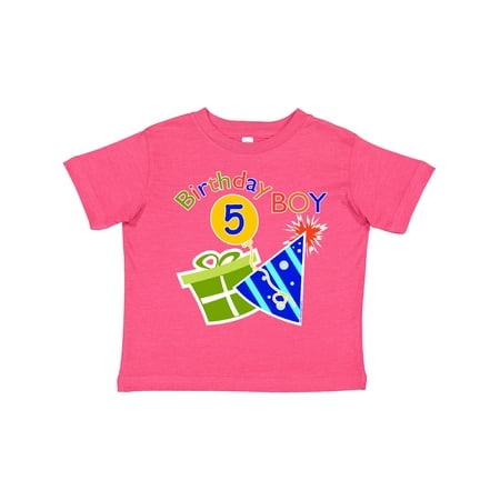 

Inktastic Birthday Boy 5th Birthday Gift Toddler Boy Girl T-Shirt
