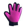 thumbnail image 3 of (Morado) Guantes de aseo para mascotas, guantes de limpieza para mascotas, guantes de cepillado para perros, guantes de masaje y aseo para gatos, guantes para muda de pelo., 3 of 4