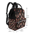 thumbnail image 2 of Fotbe Valentine Gnome Mochila Maternidad - Lona de Sarga Impermeable, Mochila de Pañales de Gran Capacidad con Múltiples Bolsillos y Correas Ajustables, 2 of 6