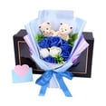 thumbnail image 3 of Ramo de flores de , adorno artístico perfumado, arreglo floral, regalos del Día de San Valentín para profesores de jardín, niños, miembros de , azul mayimx Ramo de Jabón de Flores, 3 of 9