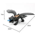 thumbnail image 2 of Juguete Cómo entrenar a tu dragón 3 Black Dragon Toothless Night, 2 of 5