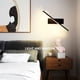 thumbnail image 2 of Matsuzay Lámpara de pared de fondo de estilo moderno con luz montada en la pared, decoración de cabecera de paso, hogar, sala de estar, Iluminación y accesorios Tipo 2 Luz blanca, 2 of 6