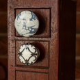 thumbnail image 4 of Set of Six ceramic saint nicolas Knobs, 4 of 7