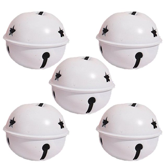 Cascabeles de hierro Vintage para Navidad, adornos para árbol de Navidad, manualidades de decoración, accesorios de joyería, 5 unidades