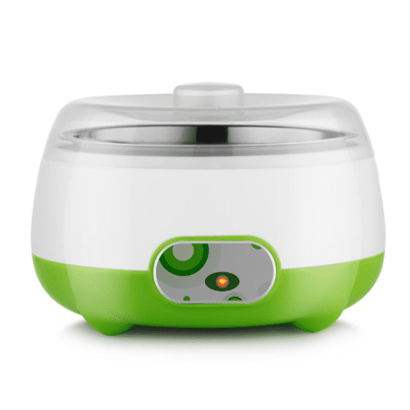 JLNDSV Yogurt Maker, Compact Greek Yogurt Maker Machine with Stainless Steel Inner Pot, 1L Yogurt Maker Machine Auto Constant Temperature for Home Organic Yogurt Fruit Maker (US Plug)