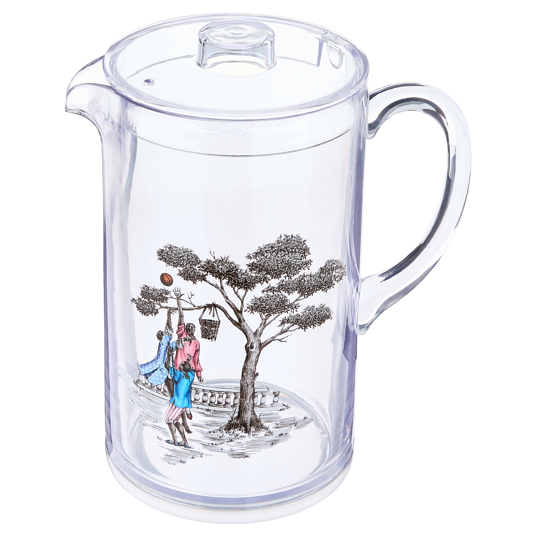 Sheila Bridges Harlem Toile Basketball Pitcher with Lid - Walmart.com